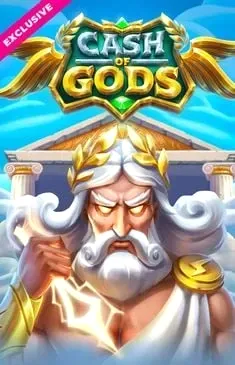 Clash of Gods slot featuring Zeus and lightning power