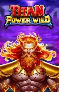 Titan Power Wild slot with fiery Greek god warrior