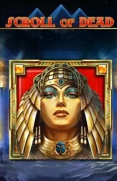 Scroll of Dead slot with Egyptian queen and golden frame